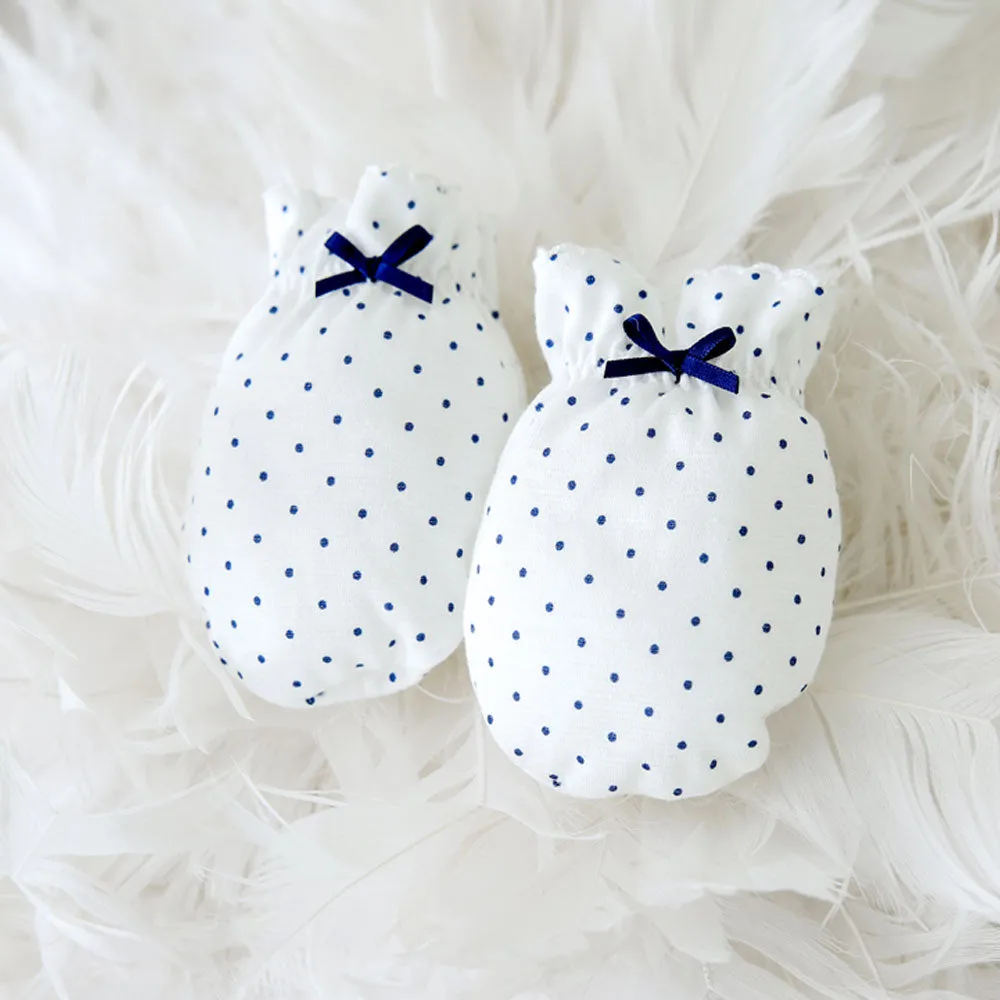 오가닉 엔젤 네이비 배냇저고리 세트 <br /> Organic Angel Navy Newborn Clothes Set