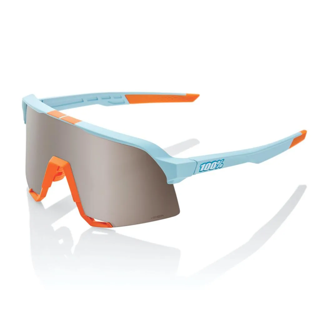 100% S3 - Soft Tact Two Tone - HiPER Silver Mirror Lens