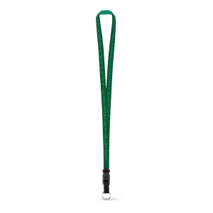 1/2" Woven Lanyard - Embroidered