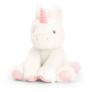 14CM KEELECO CUDDLE TWINCLE UNICORN (100% RECYCLED)