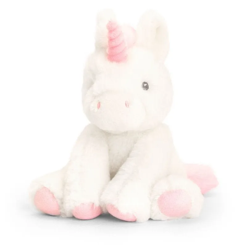 14CM KEELECO CUDDLE TWINCLE UNICORN (100% RECYCLED)