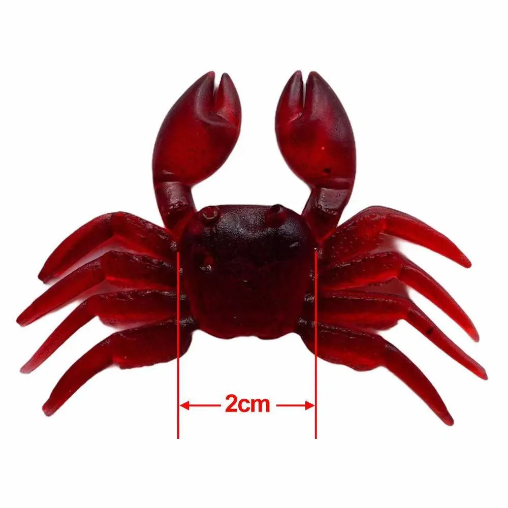 6 x Soft Plastic Crabs Fishing Tackle