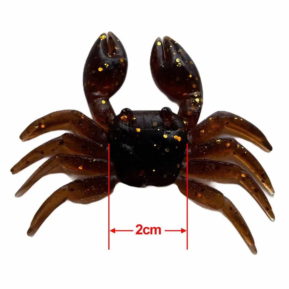 6 x Soft Plastic Crabs Fishing Tackle