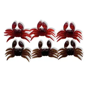 6 x Soft Plastic Crabs Fishing Tackle