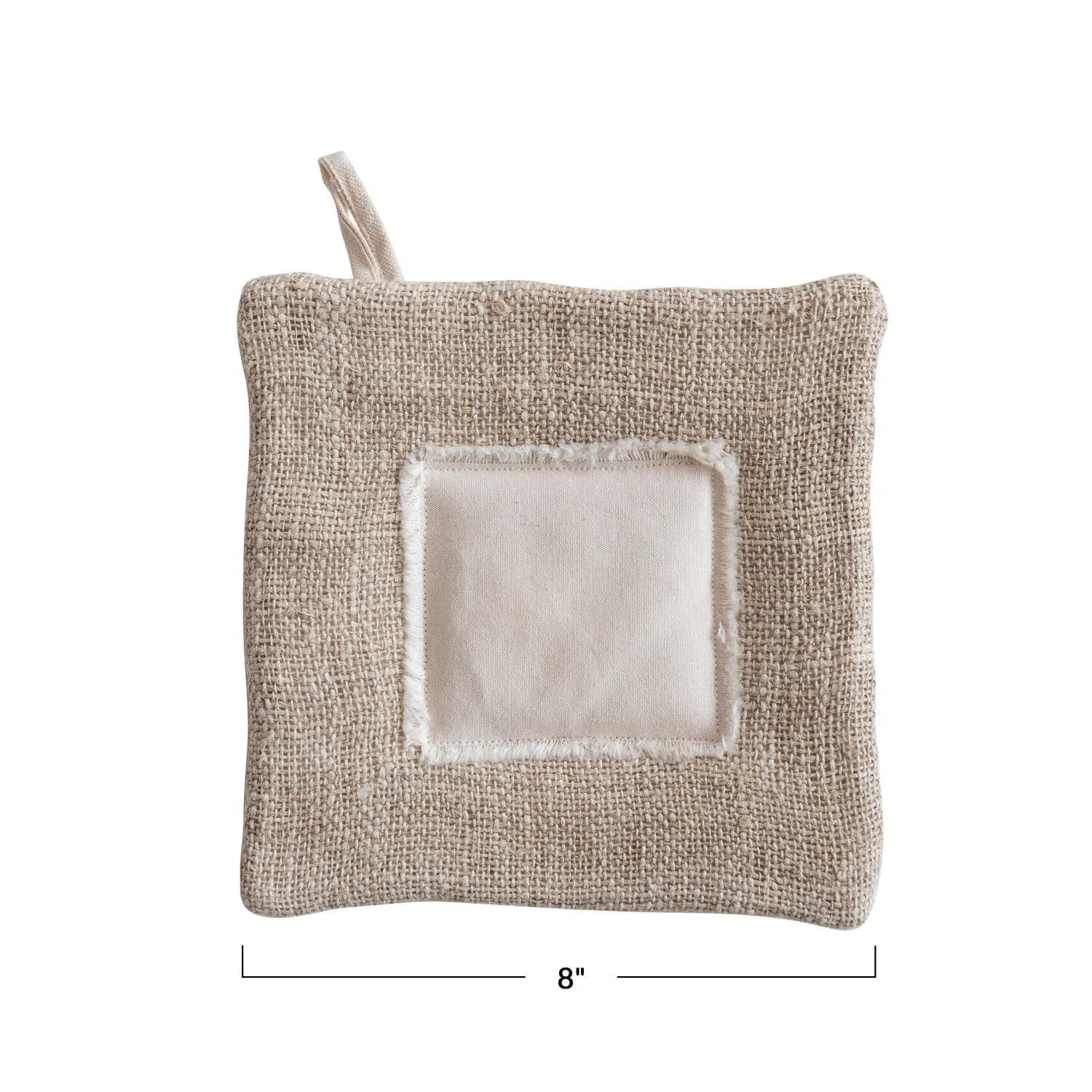 8" Woven Hemp Pot Holder
