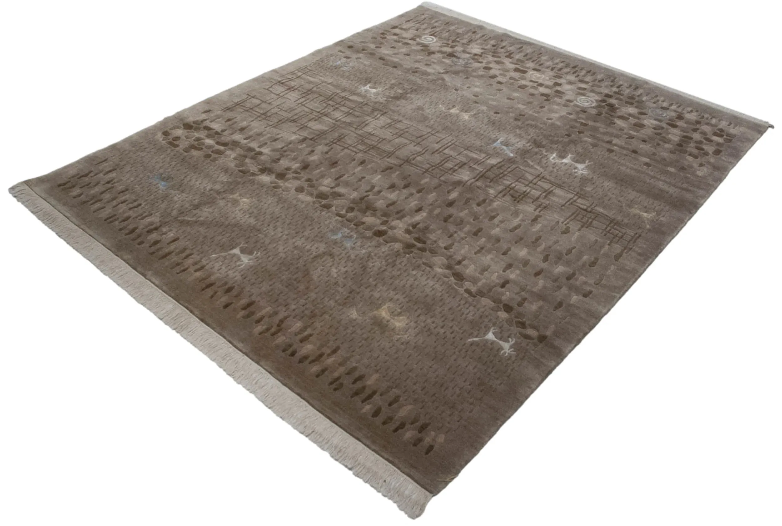 8x10 Indian Folk Art Design Carpet