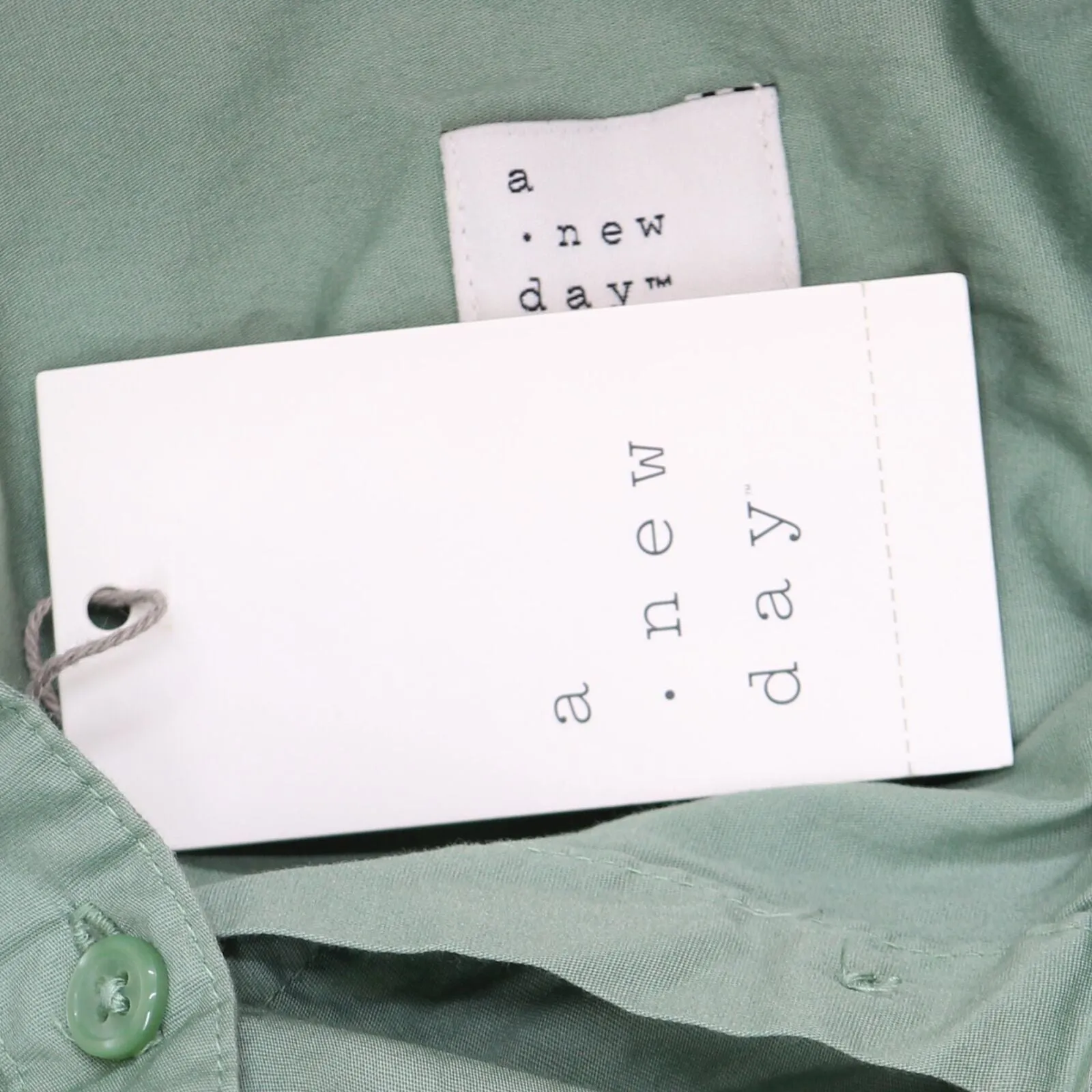 A New Day Women's Long Sleeve Oversized Button-Down Boyfriend Shirt K9867