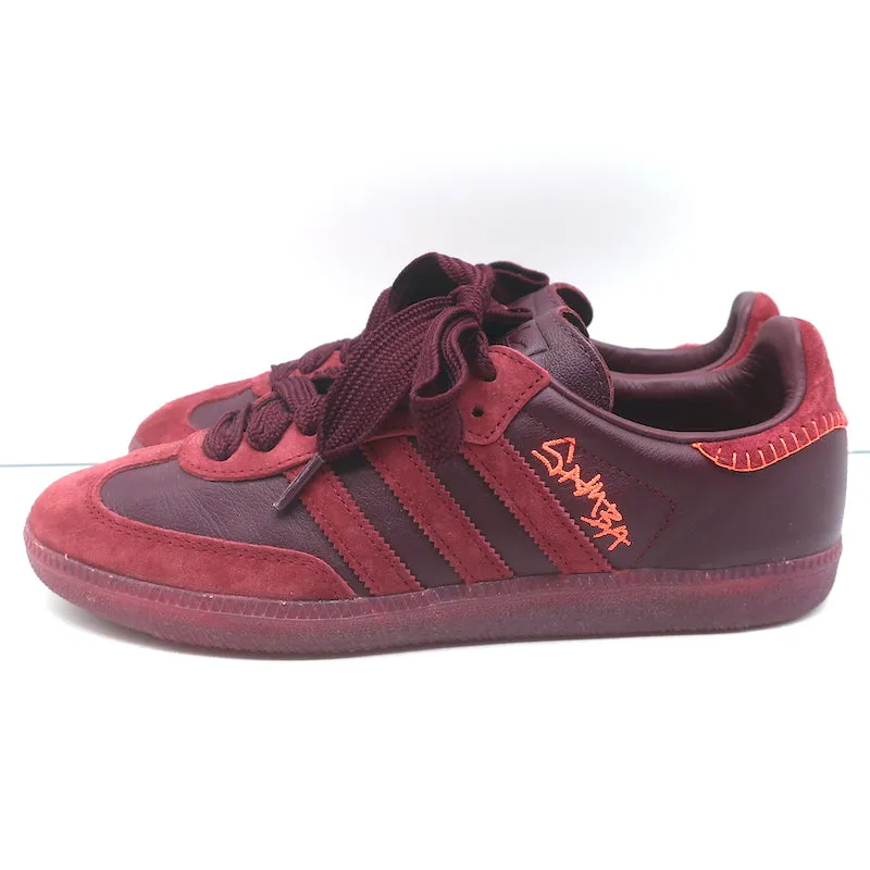 Adidas x Jonah Hill Samba Sneakers Maroon Size 8.5 FW7456