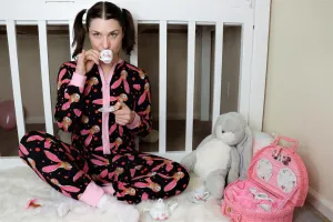 adult baby onesie jumpsuit "retro style" (cotton) 2.0