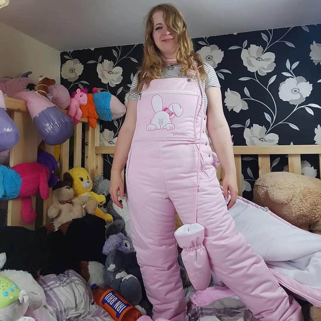 Adult baby snow dungarees