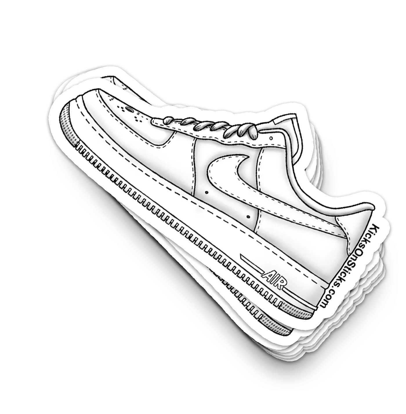 Air Force 1 Low "Jason Hockey Mask" Sneaker Sticker