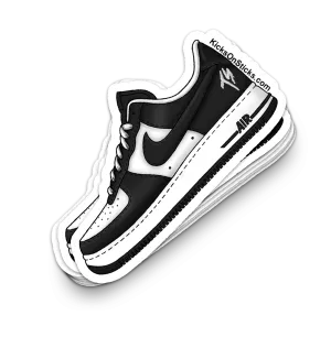 Air Force 1 Low "TS Black White" Sneaker Sticker