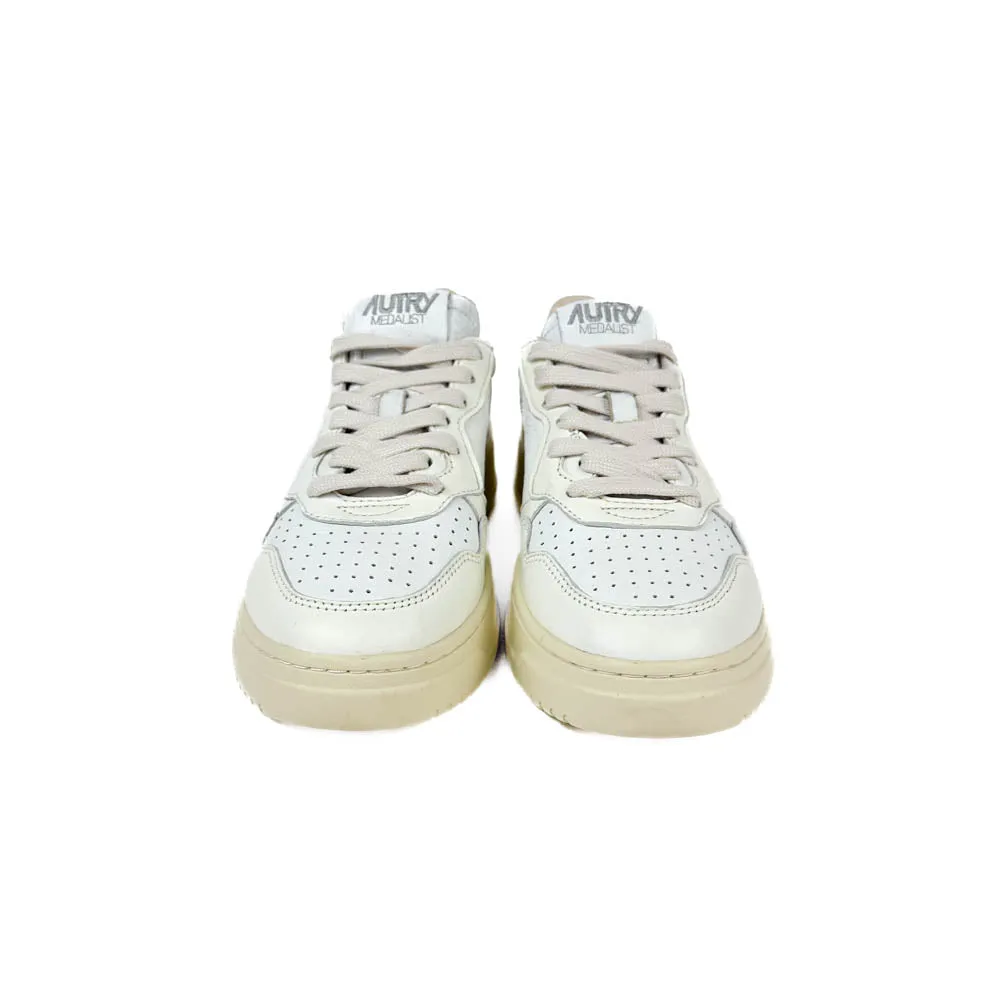 Autry - Medalist Low AULW GH01 (White/White)