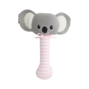Baby Koala Stick Rattle Pink