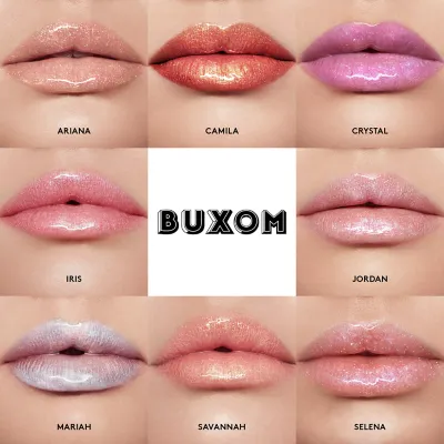 Brand new Buxom Full-On Plumping Lip Polish Top Coat - Camila! (Golden Peach with Gold Sparkle Top Coat) Retails $24 