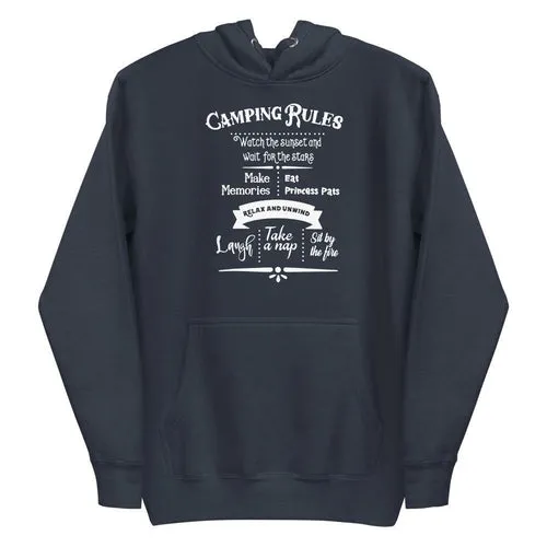 Camping Rules Unisex Hoodie