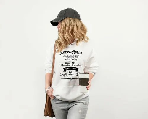 Camping Rules Unisex Hoodie