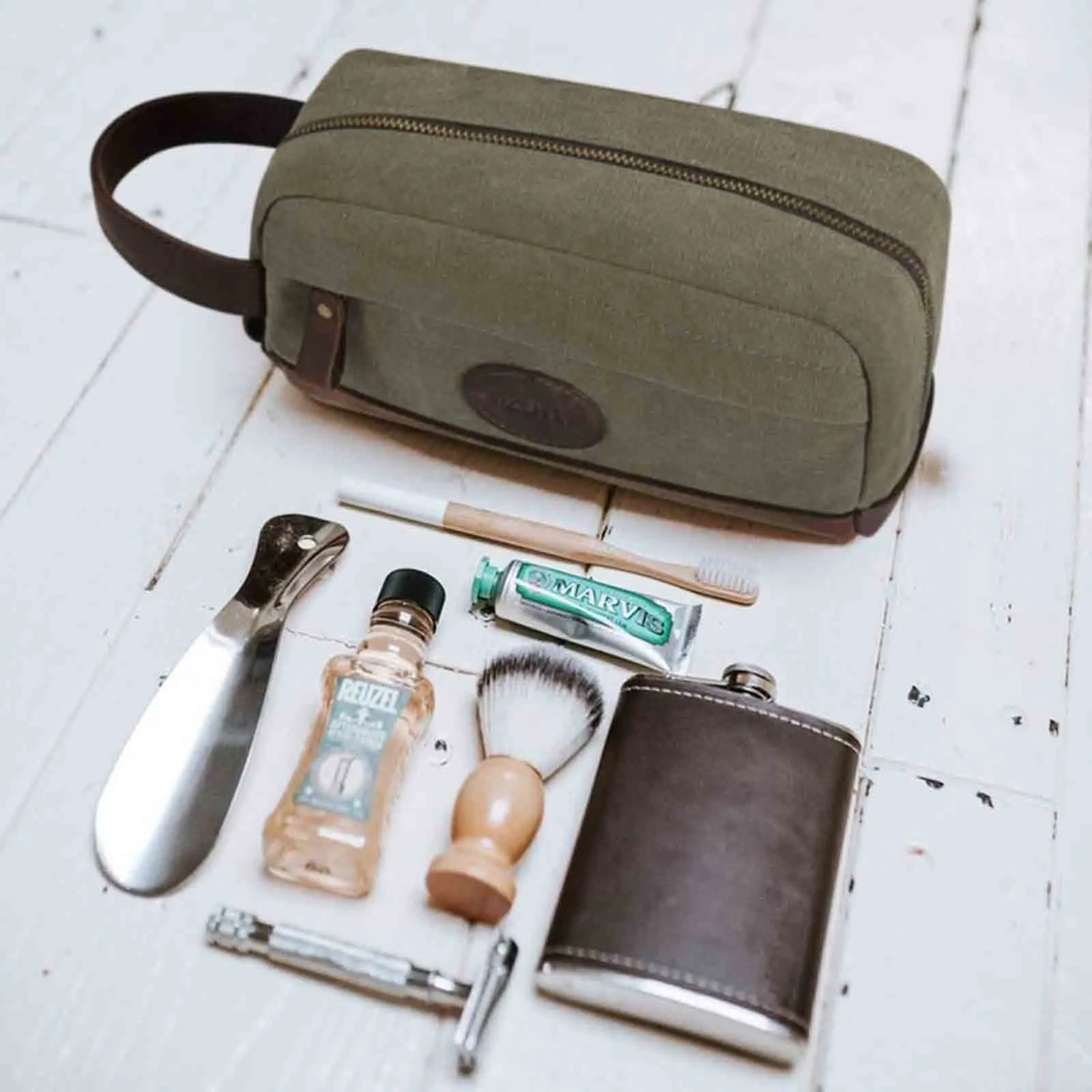 Canvas Toiletry Bag