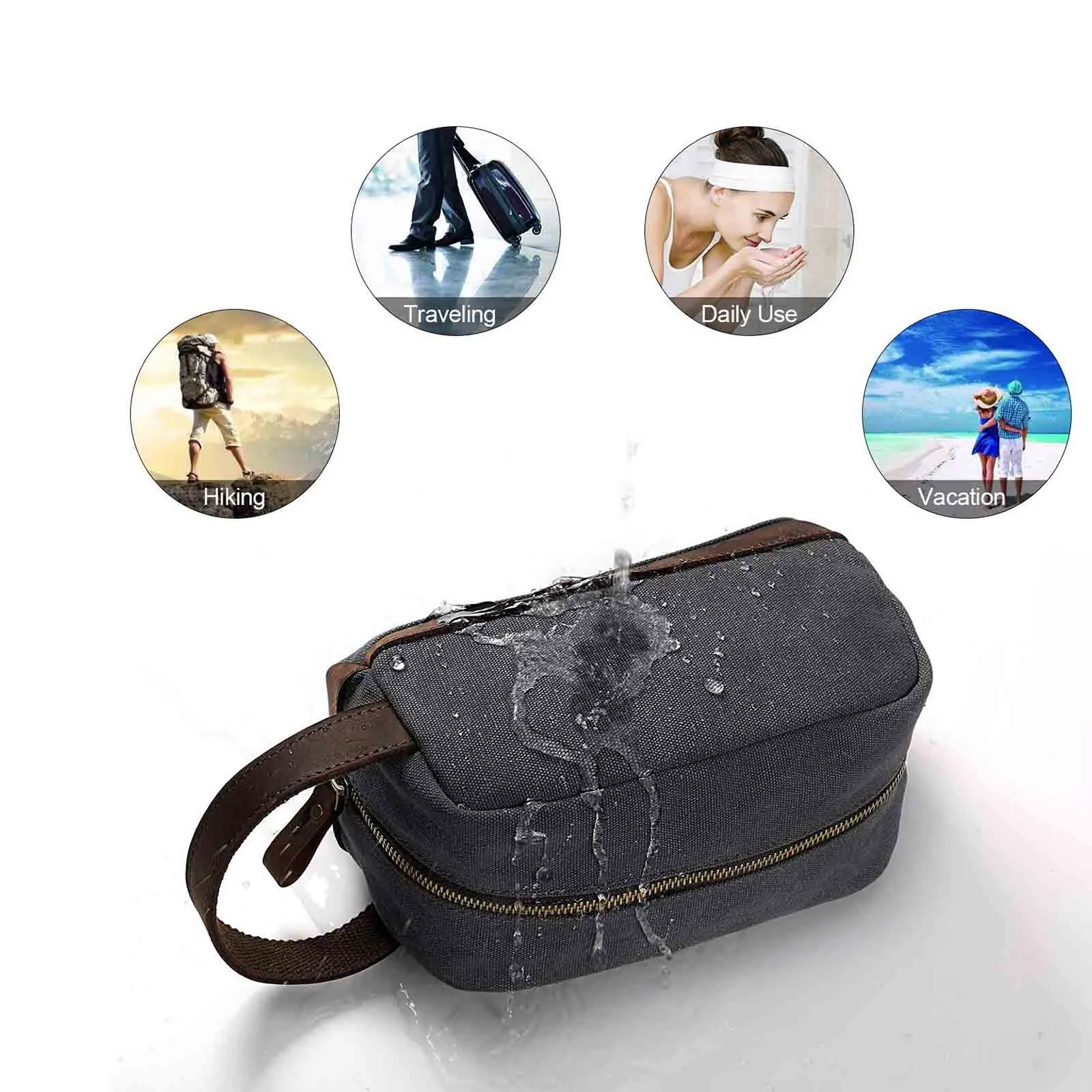 Canvas Toiletry Bag