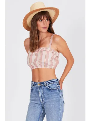 Catch My Drift Woven Top Havana