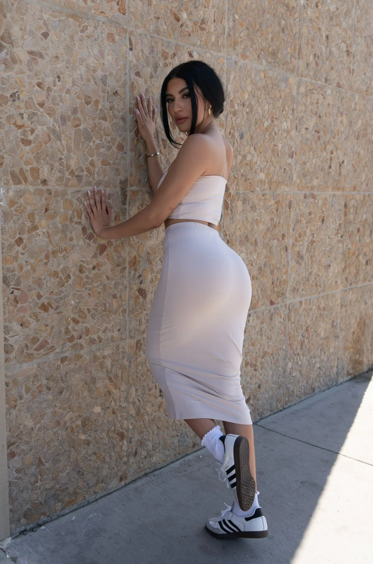 Celina Midi Skirt - Dew