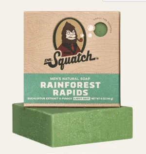 Dr. Squatch Rainforest Rapids  5oz Men's Bar Soap