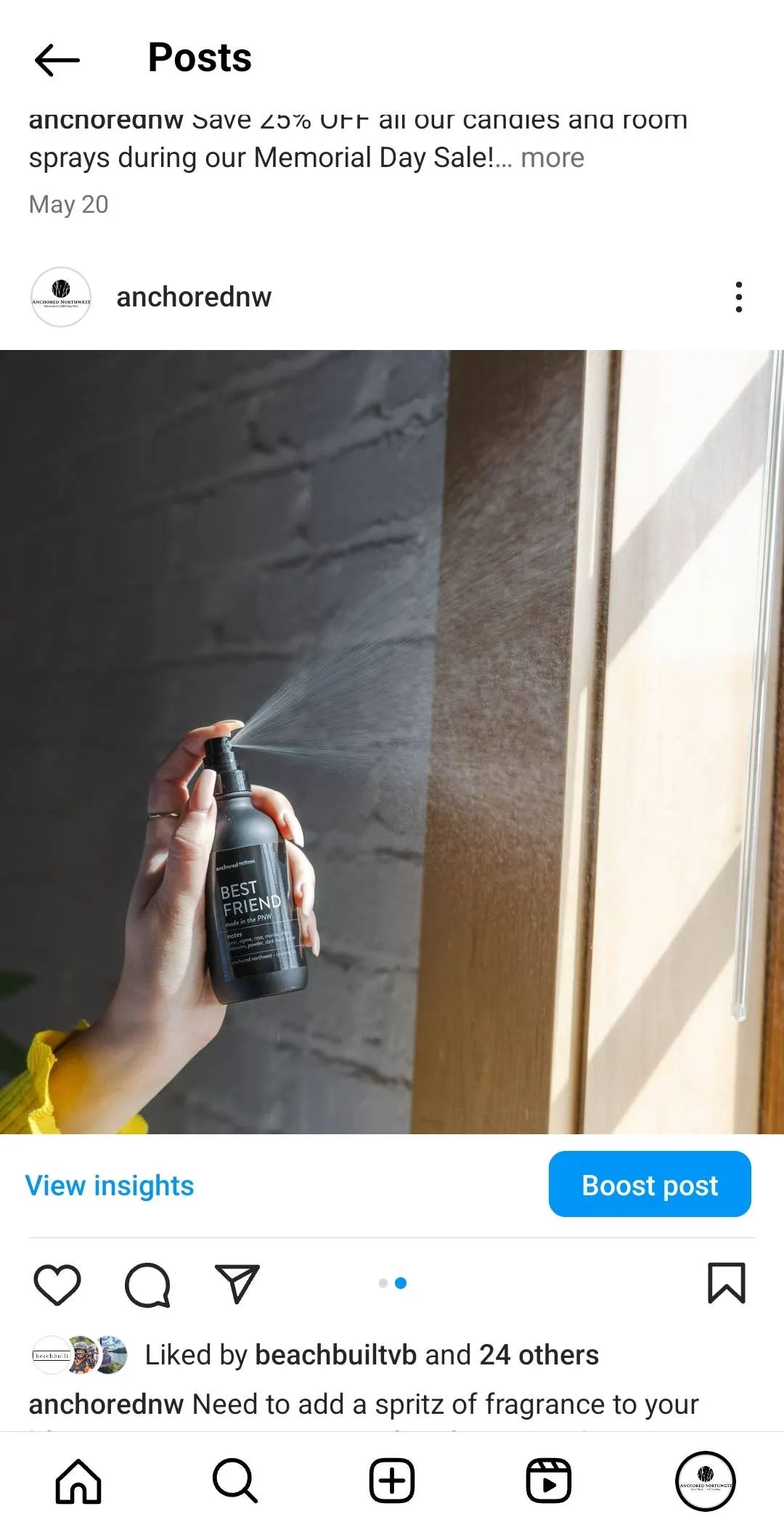 Fall Harvest Room Spray, Linen Spray for Holidays