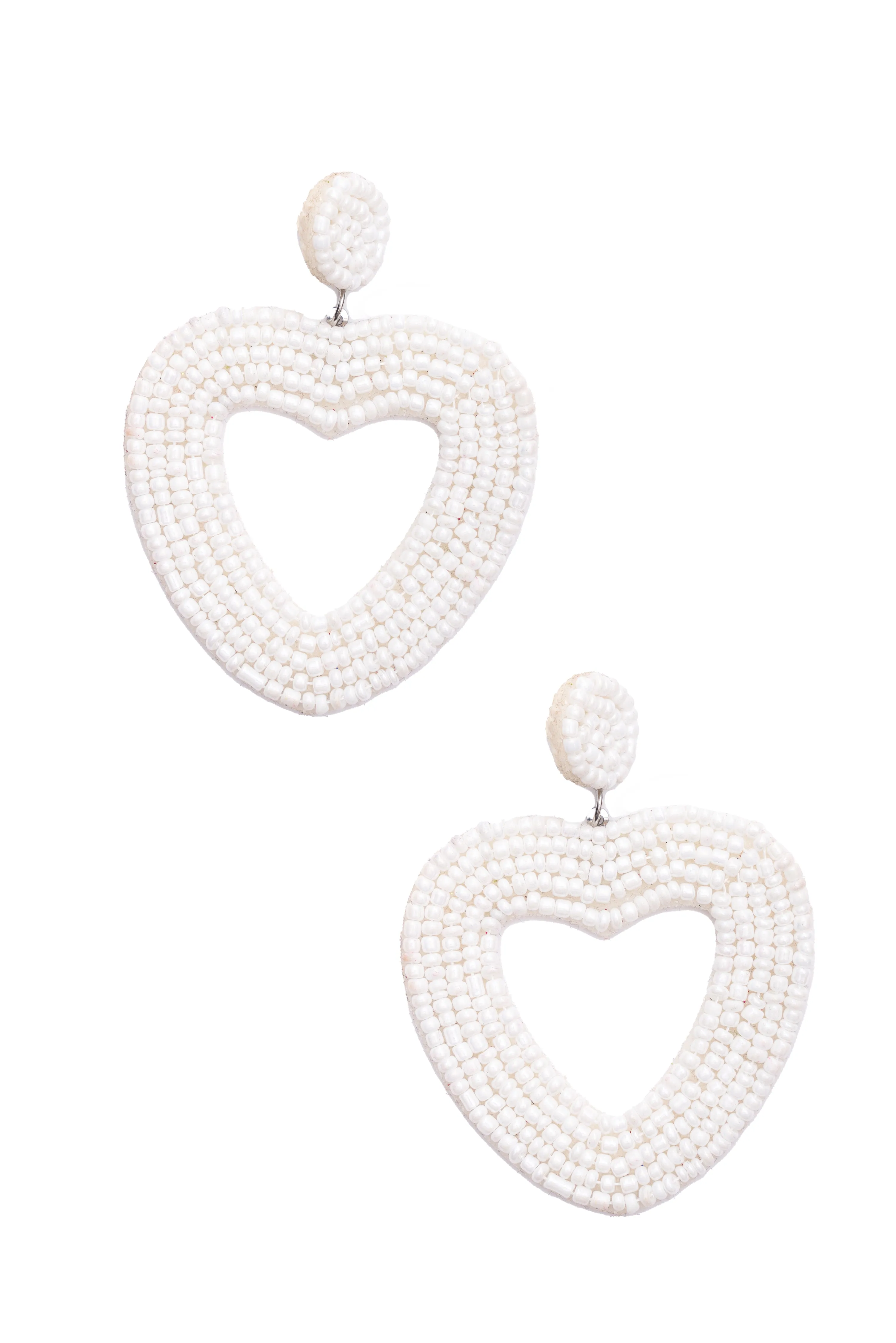 FREDA EARRINGS in WHITE
