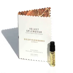 Goldfield & Banks Australia Velvet Splendour Parfum For Unisex Vials 2ml