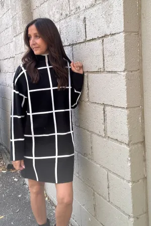 Gwen High Neck Sweater Dress