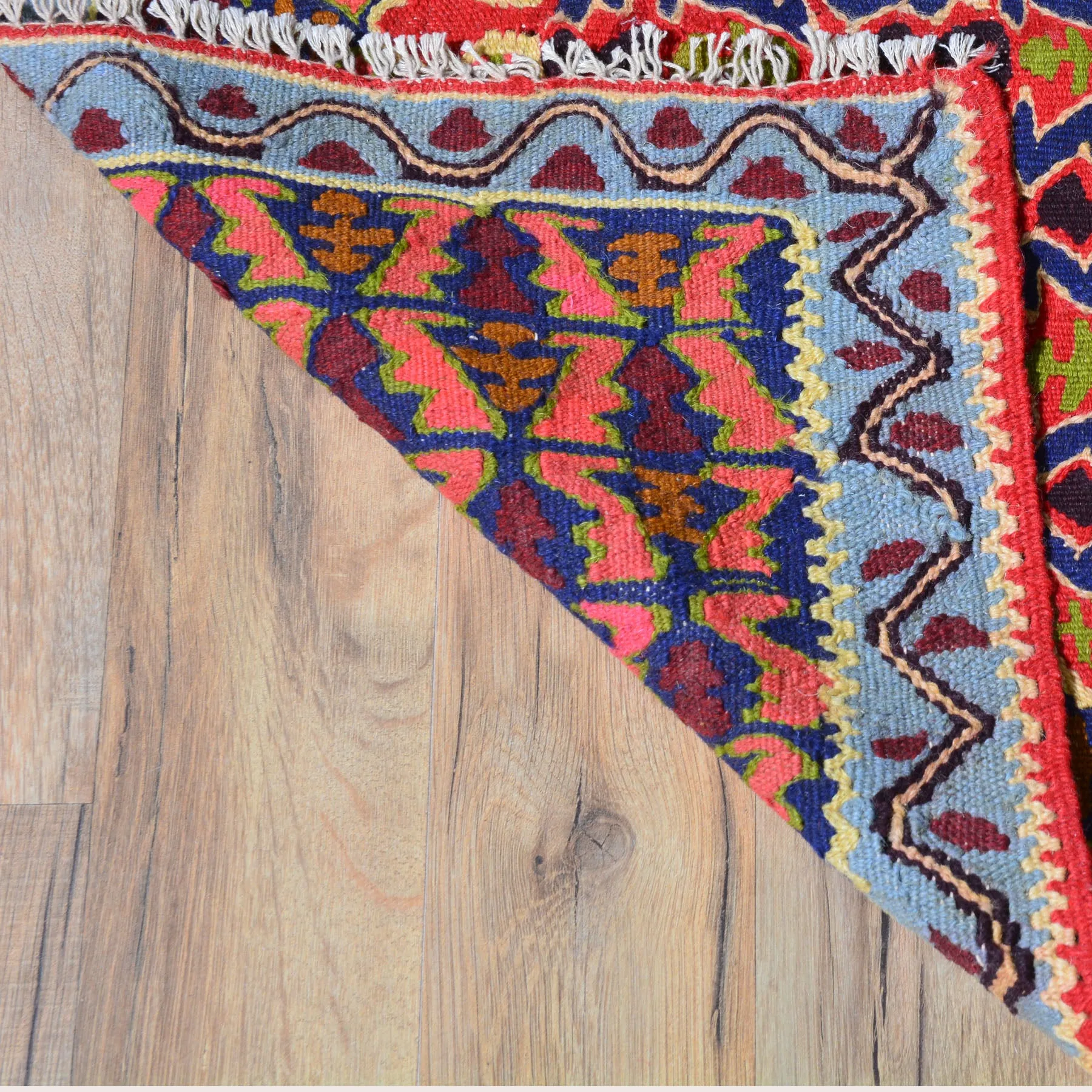 Hand-Woven Persian Senneh Kilim Tribal Design Handmade Wool Rug (Size 2.5 X 3.7) Brral-5001