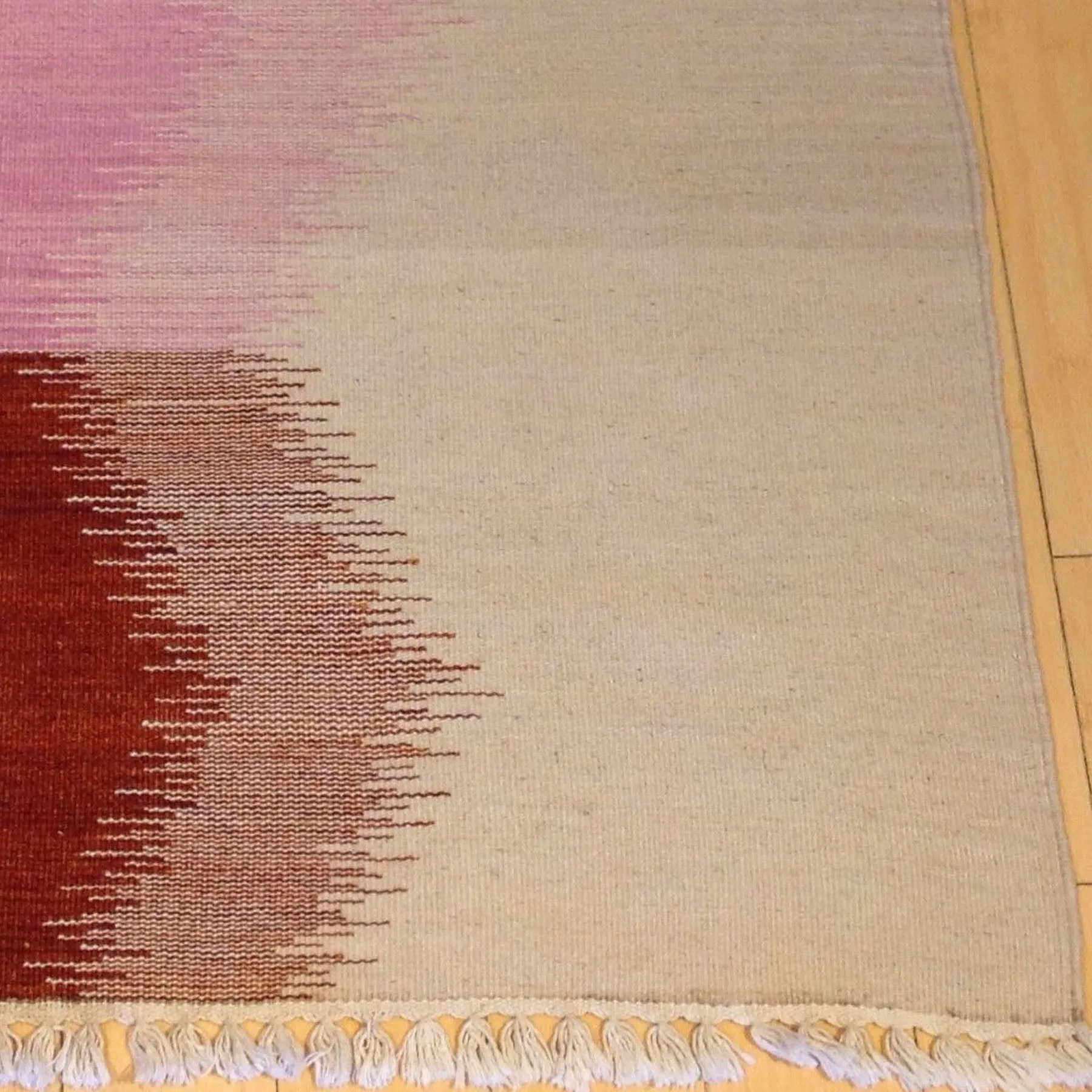 Hand-Woven Reversible Indo Morden Dhurrie Colorful Kilim Rug (Size 5.11 X 8.8) Brral-4104