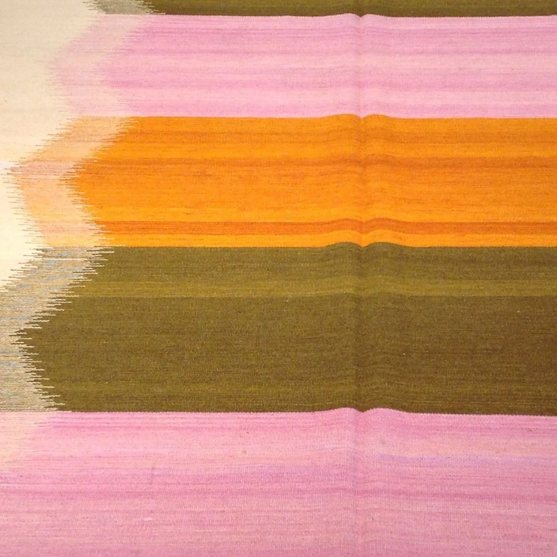Hand-Woven Reversible Indo Morden Dhurrie Colorful Kilim Rug (Size 5.11 X 8.8) Brral-4104