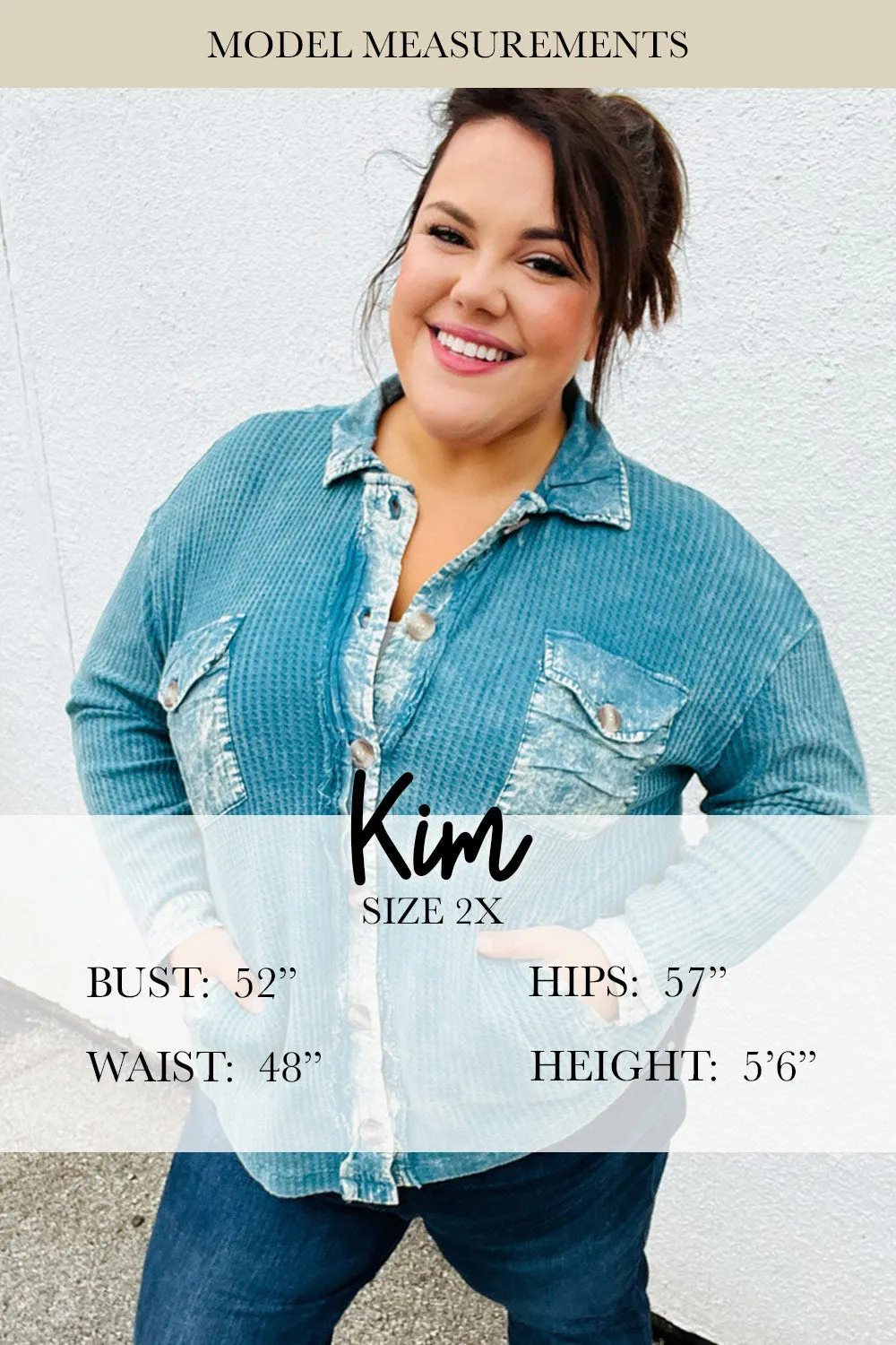 Haptics Kelly Green Textured Ruffle Mock Neck Button Down Top