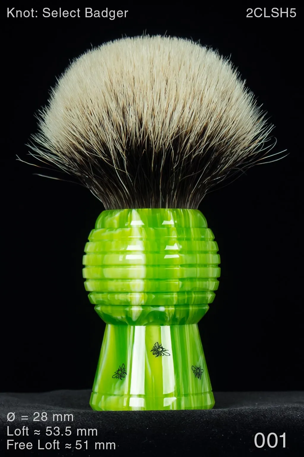 High-rise Beehive 28 mm Lime