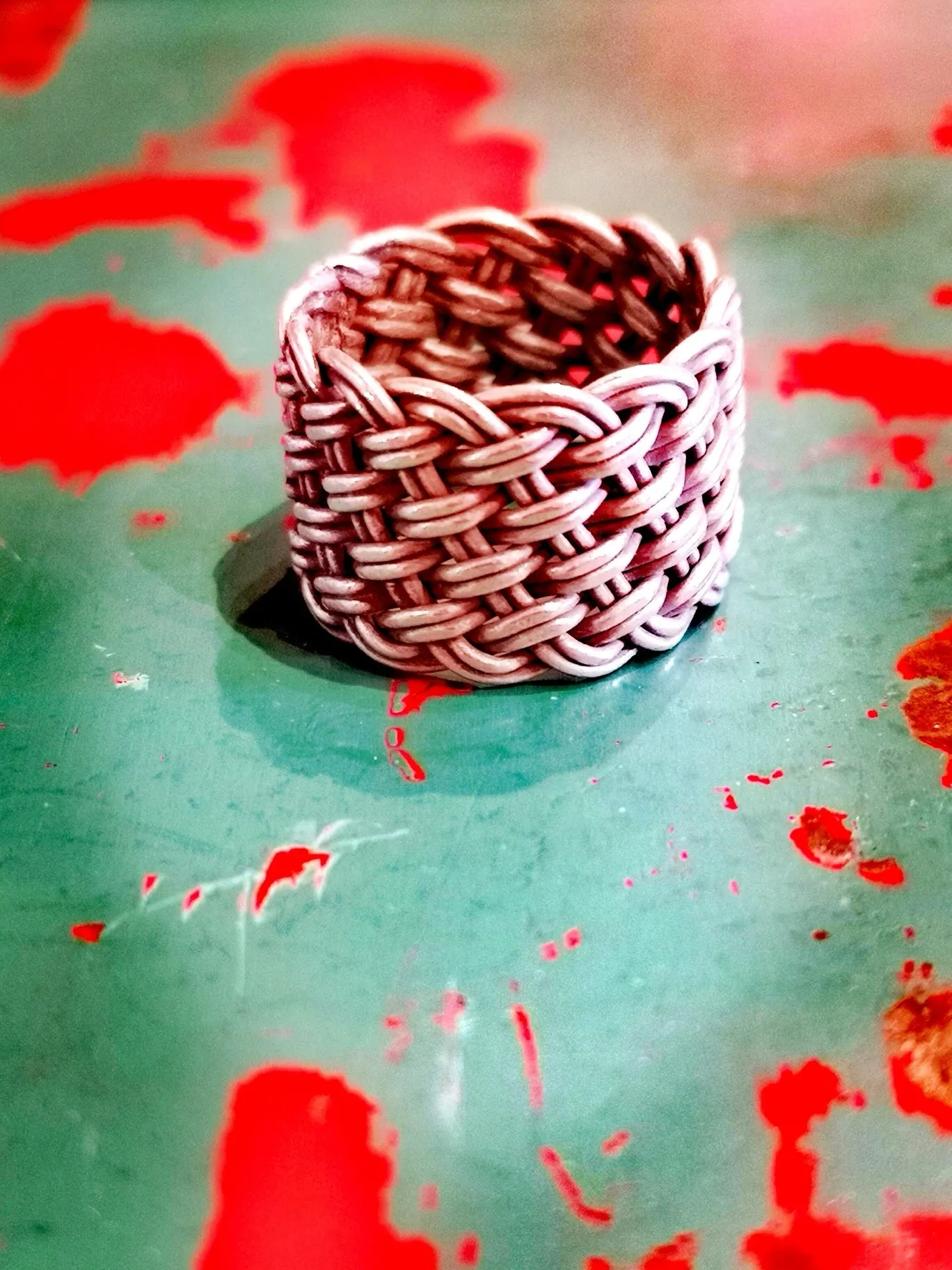 Hill tribe woven ring