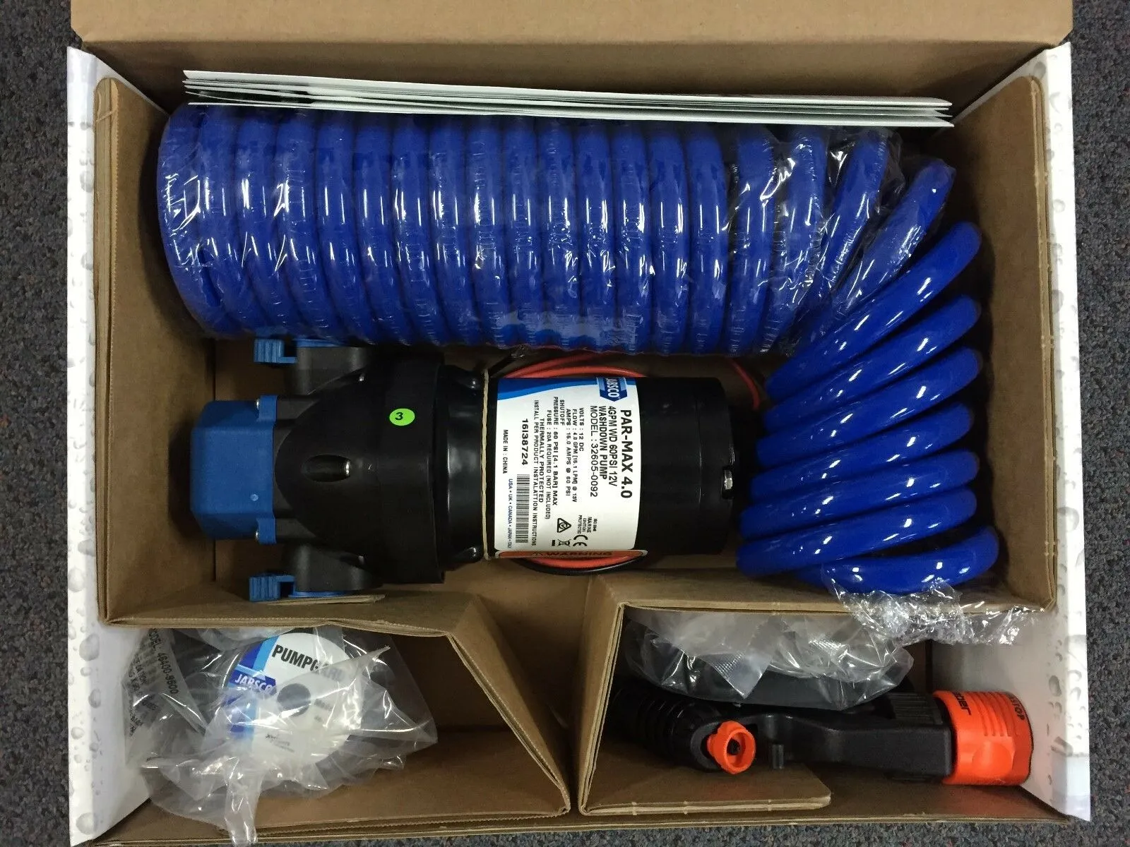 Jabsco Heavy Duty Marine Washdown Pump Kit - J20-162 4.0