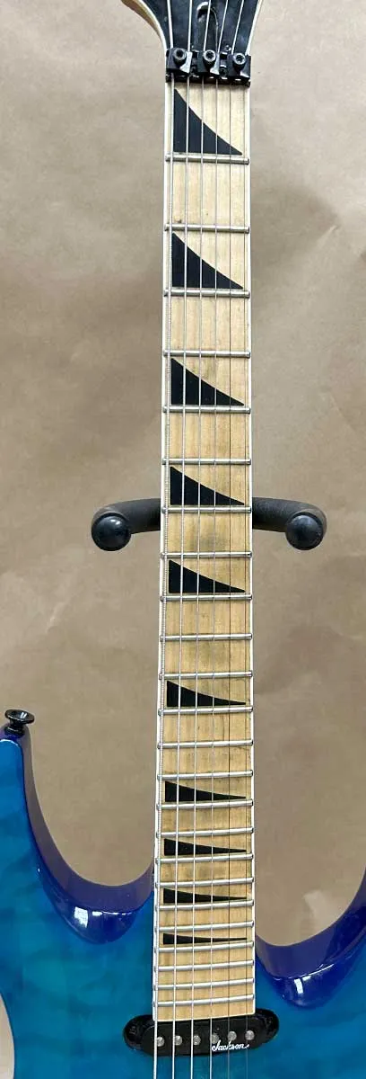 Jackson JS34Q Dinky - Transparent Blue