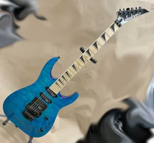 Jackson JS34Q Dinky - Transparent Blue