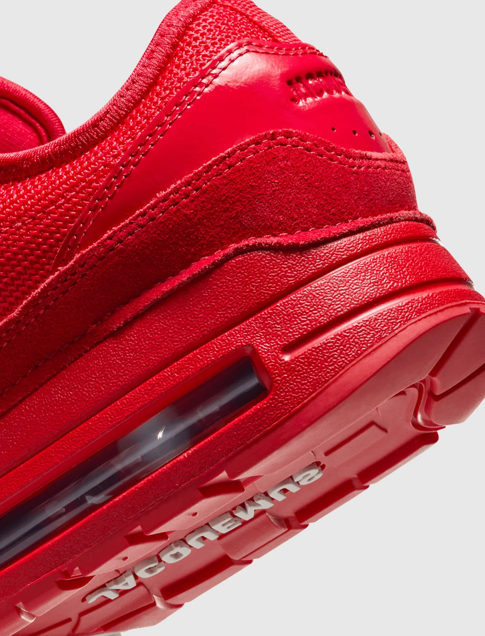 JACQUEMUS X WOMEN'S AIR MAX 1 '86 "UNIVERSITY RED/METALLIC SILVER"
