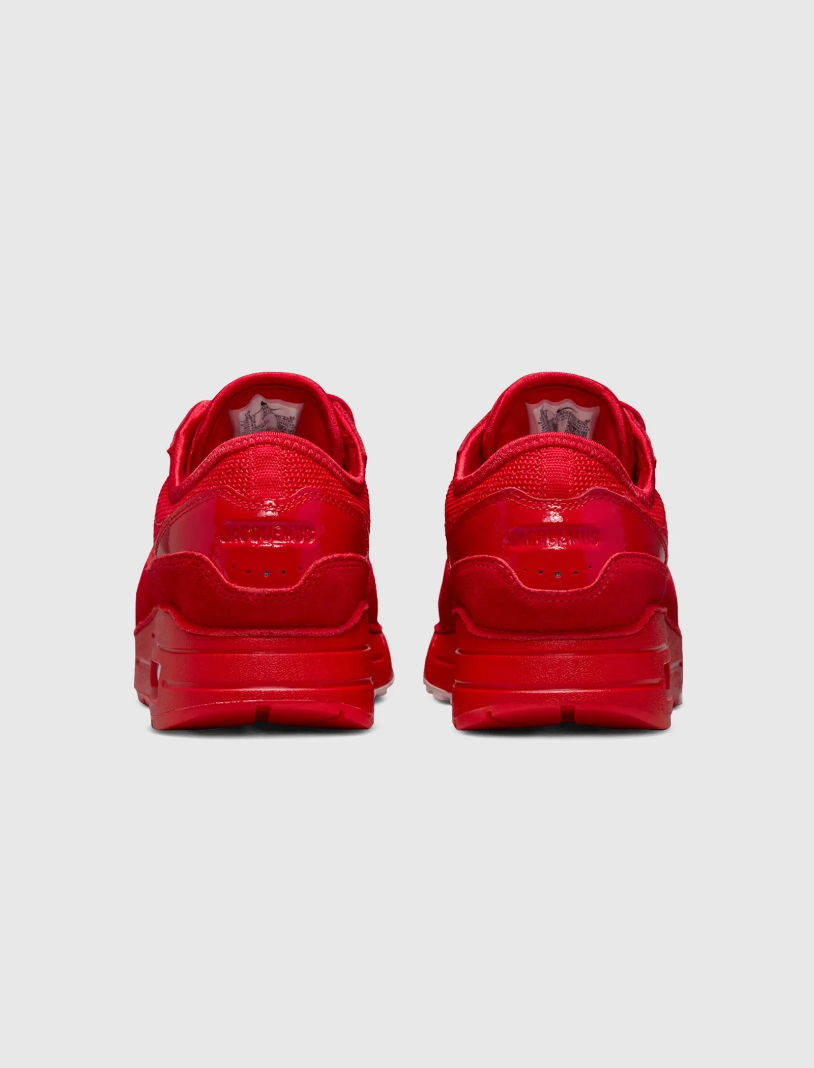 JACQUEMUS X WOMEN'S AIR MAX 1 '86 "UNIVERSITY RED/METALLIC SILVER"