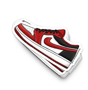 Jordan 1 Low "Reverse Black Toe" Sneaker Sticker