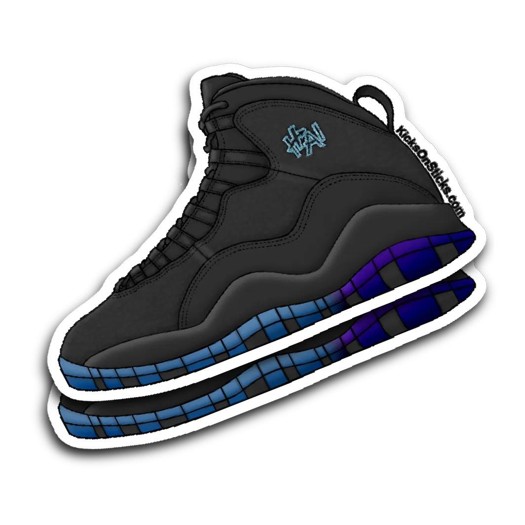 Jordan 10 "Shanghai" Sneaker Sticker