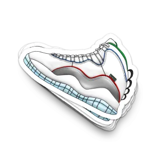 Jordan 10 "Wings" Sneaker Sticker