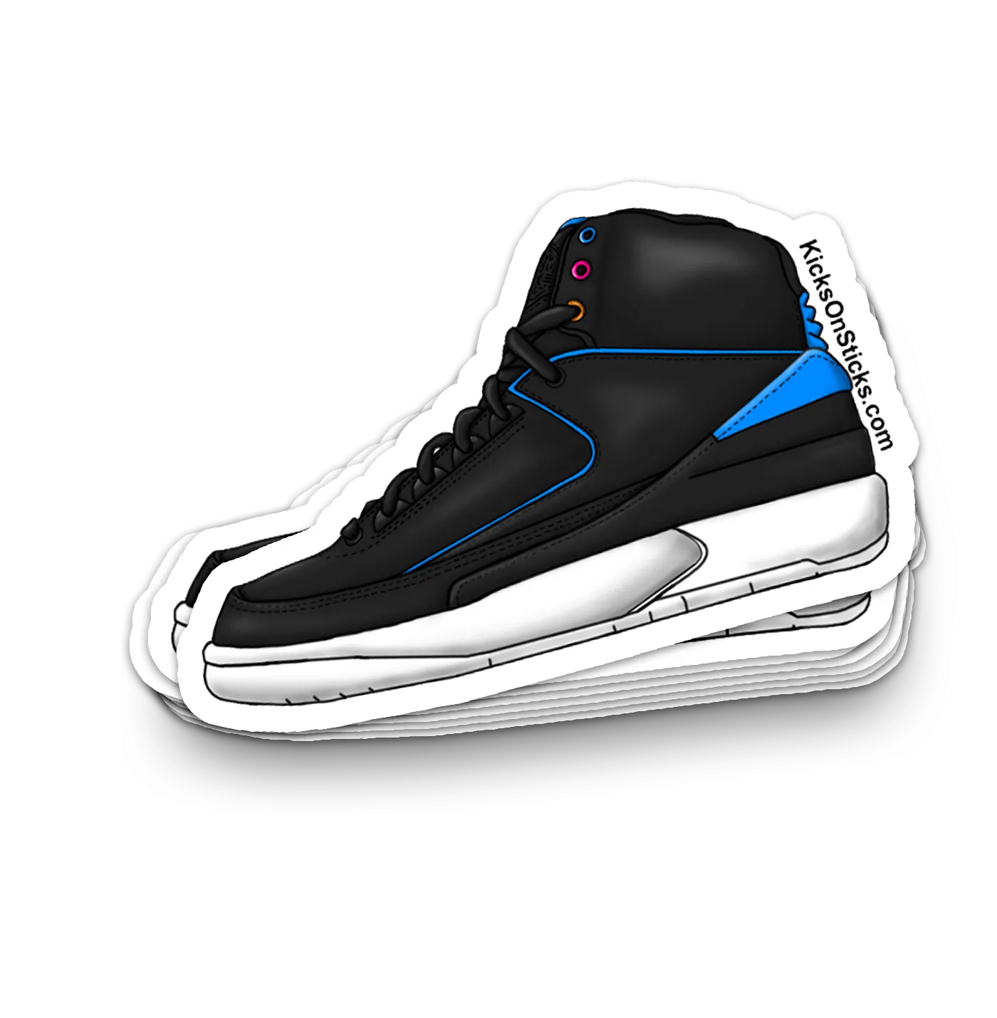 Jordan 2 "Radio" Sneaker Sticker