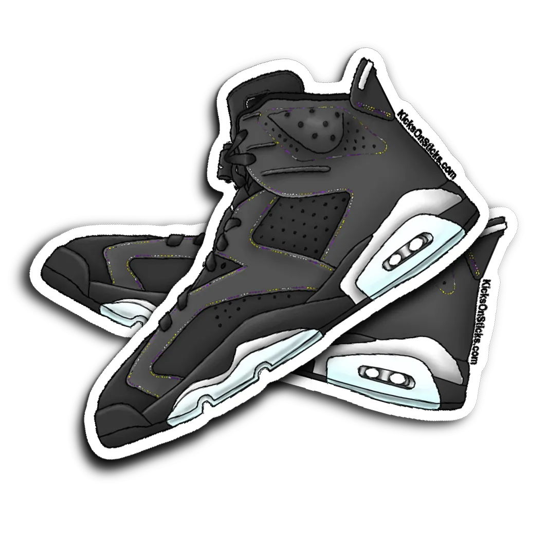 Jordan 6 "Lakers" Sneaker Sticker
