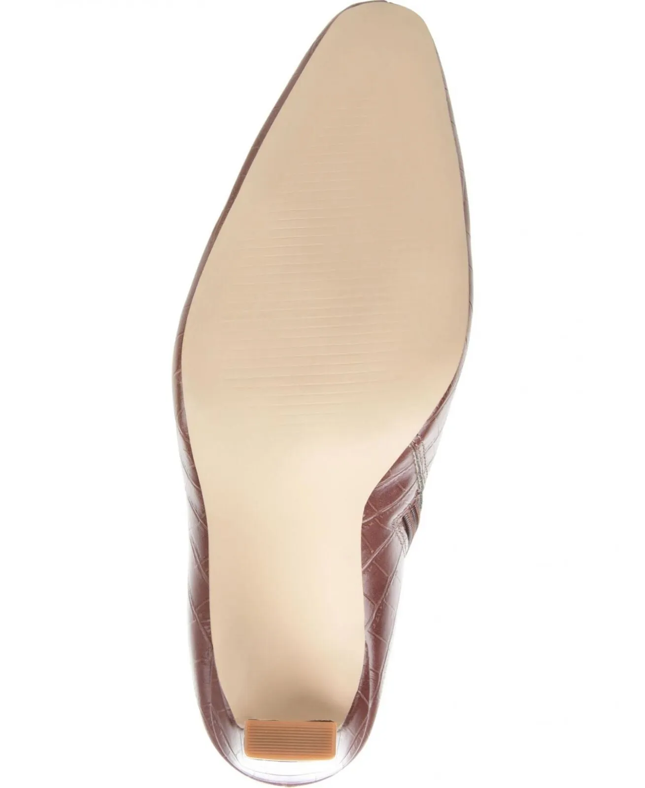 Journee Collection Elanie Tru Comfort Foam Zip Block Heel Booties Brown 8.5M