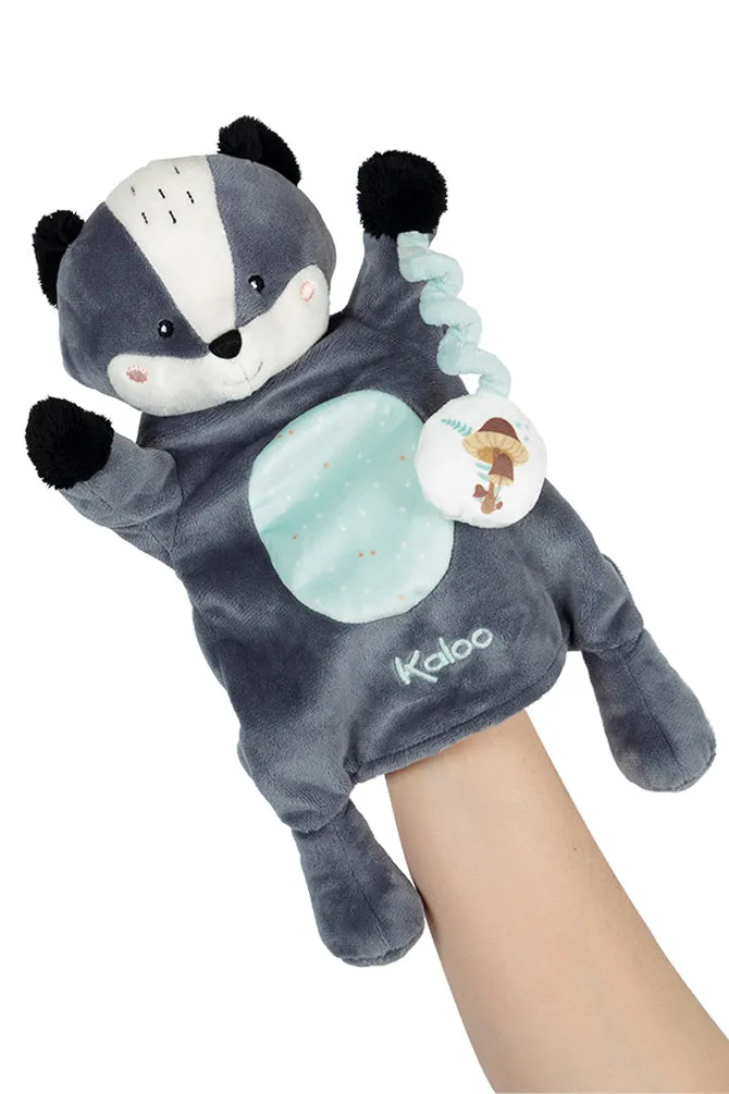 Kaloo Kachoo Plush Puppet Malo Badger