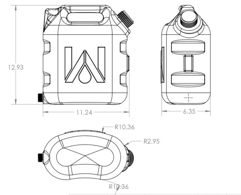 Klymit WaterPORT 2.0 Gallon Water Tank