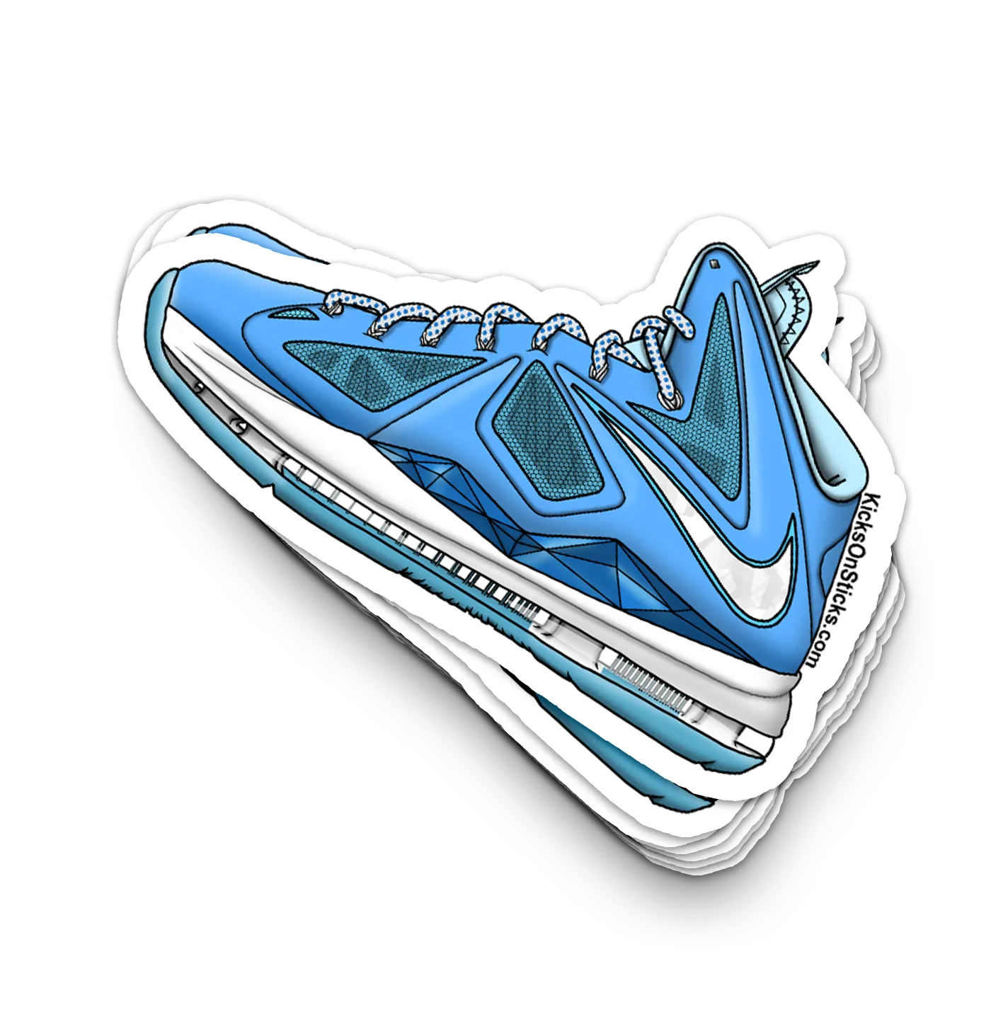 Lebron 10 "Diamond" Sneaker Sticker